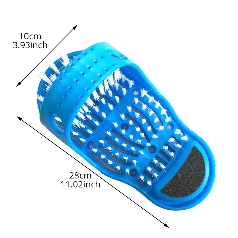 Очиститель для ног тапочки мягкая щетка Массажер пятки омертвевшей кожи пилинг для ванной обуви пемза камень мытья скруббер душ
