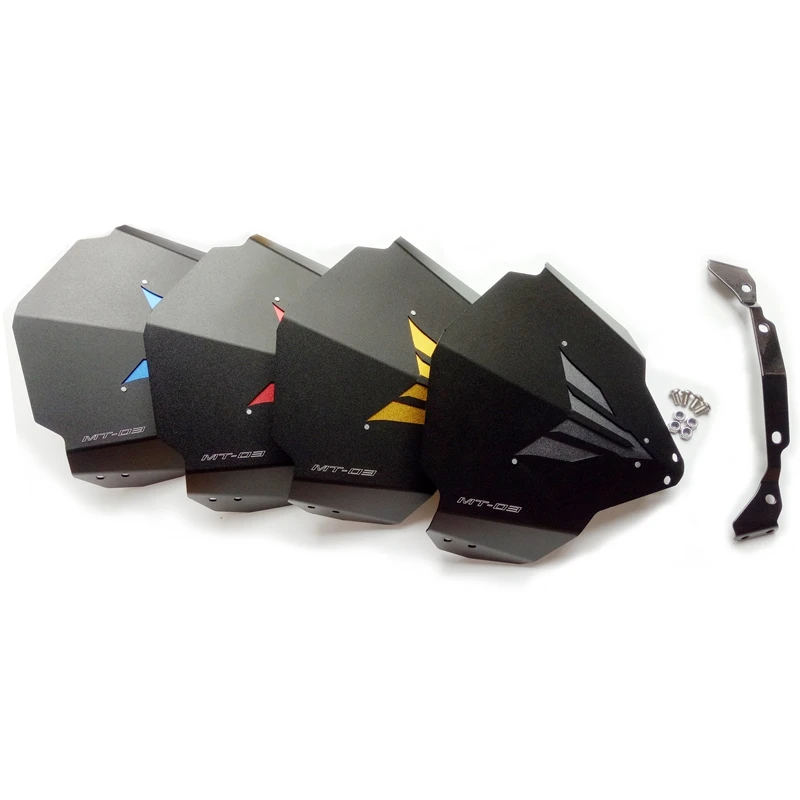 For Yamaha MT-03 MT-25 FZ-03 Motorcycle Windscreen Windshield High Strength Aluminum For Yamaha MT03 MT25 FZ03 2015 2016 New (2)