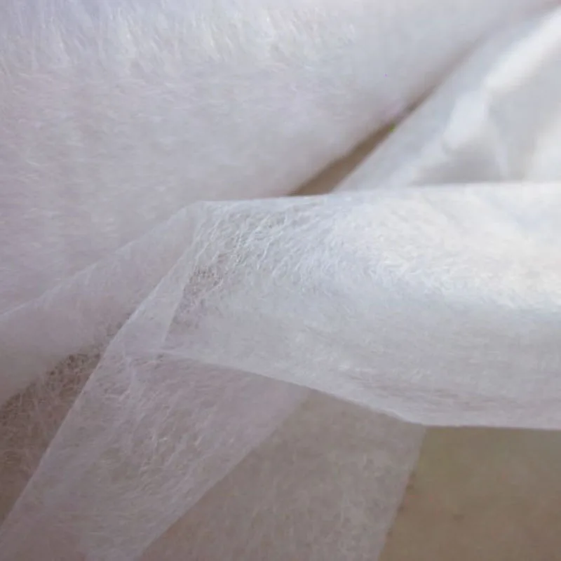 

5Y/lot Fusible Interlining Easy Iron On Sewing Fabric Join Patchwork Interlining Double Faced Adhesive Batting 112cm