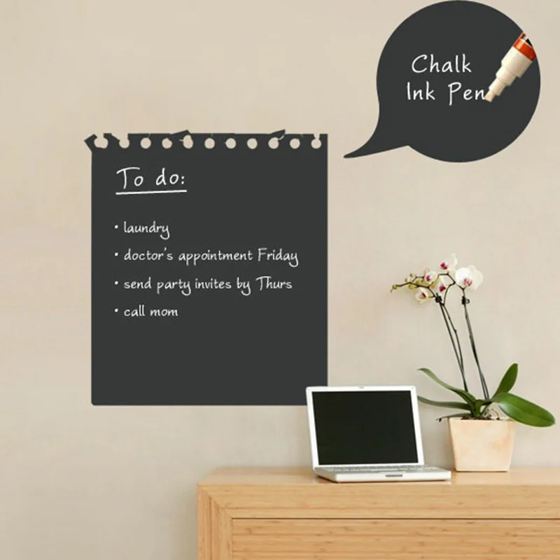 removable blackboard sticker pvc chalkboard wall sticker home decoration planner wallpaper j2ychina mainland - Decorative Chalkboards removable blackboard sticker pvc chalkboard wall sticker home decoration planner wallpaper j2ychina mainland - Decorative Chalkboards