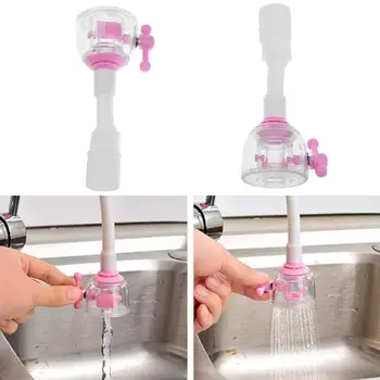 

Adjustable Water Saving Home Kitchen Tap Shower Head Hose Faucet Valve Sprinkler Filter Aerator Pressurization Nozzle Spout