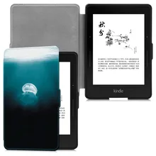 BOZHUORUI Cover Case for 6 Inch Amazon Kindle Voyage (2014) E-book with Auto Sleep/Wake Fashion Ultra-thin Painted Smart Case case for amazon kindle 8 th gen 2016 model 6 tablet case e book smart cover for kindle 558 with auto wake up sleep