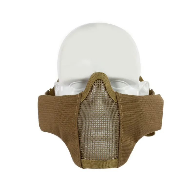 Велосипедная полумаска дышащая Складная портативная наружная велосипедная охотничья съемка Спортивная маска для лица