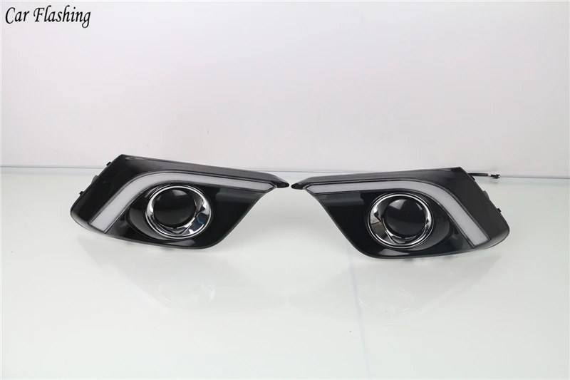 1 пара автомобильных мигающих дневных ходовых огней для Mazda 3 Mazda3 Axela 2013 2014 2015 2016