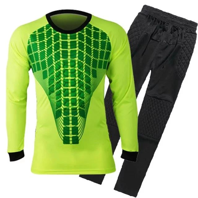 Survetement Football Mens Short Soccer Goalkeeper Jersey Set Quick Dry  Goalkeeper Uniform Long Sleeve Team Goal Keeper Full … in 2023