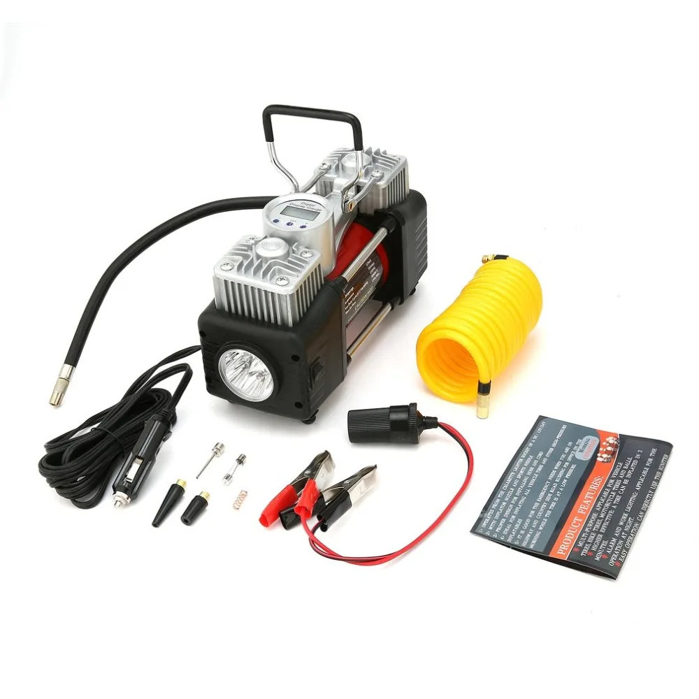 

12V Automatic Digital Air Compressor 150Psi Car Tyre Inflator Kit Portable Air Compressor with Digital Display Gauge