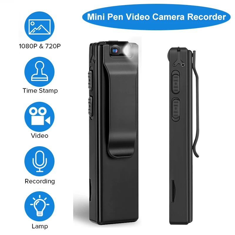 

Boblov A3 Mini Digital Camera HD Law Enforcement Cam Magnetic Body Camera Motion Detection Snapshot Loop Recording Camcorder