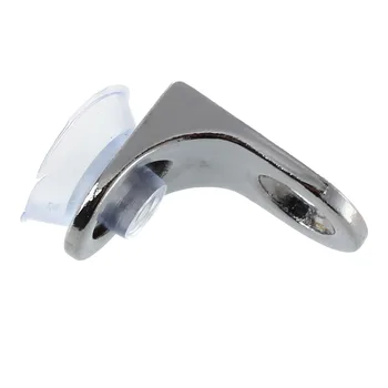 

20pcs Glass Shelf Right Angle Fixing Clip Bracket with Suction Cup