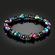 Couleur noire aimant pierre Bracelets pour femme accessoires hommes Bracelets Bracelets charme Jwelry pour femmes femme Bracelet Bracelet(China)
