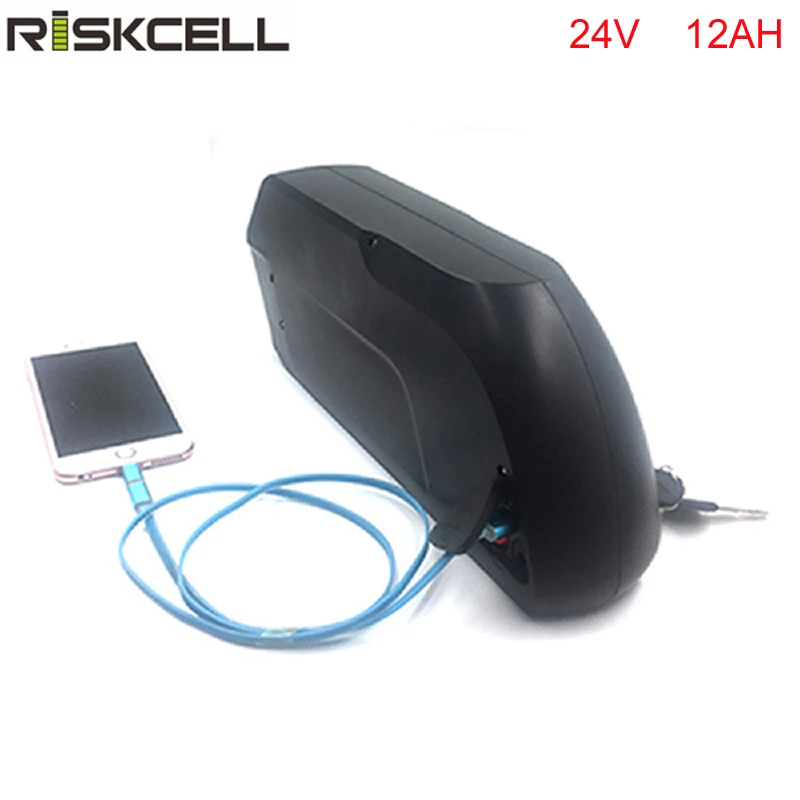 

Li-ion Ebike Battery Pack Tigershark 24V 12Ah 300W Electric Bike battery with charger and bms