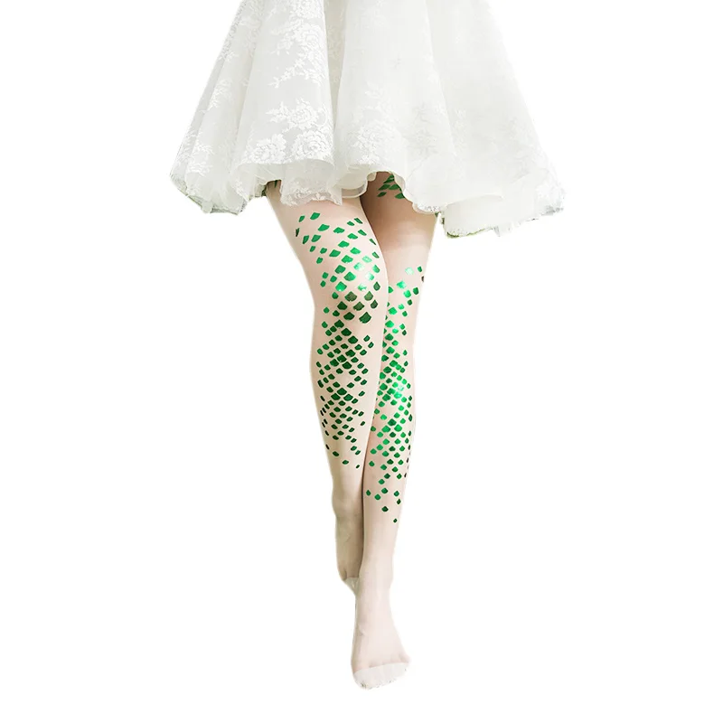 TKOH/Летняя мода зеленый блёстки для женщин 15D стиль блестящие русалка бикини хлопья шелковая основа женский