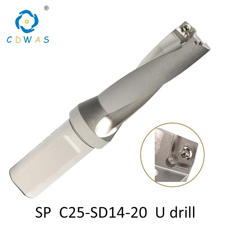 Сверло SP C25 SD14 14 мм 20 SD14.5 U для сверления мелких отверстий индексируемая вставка 2D