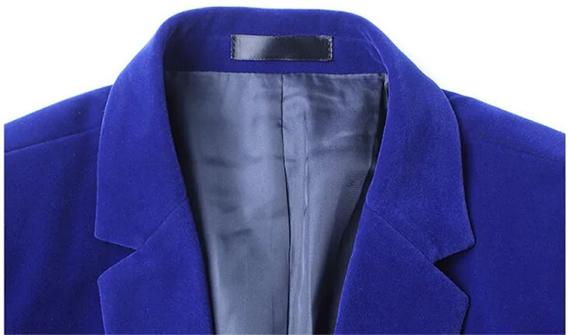 Covrlge осень мужской вельветовый Блейзер модный приталенный Однотонный мужской костюм куртка на одной пуговице Повседневный Блейзер платье пальто MWX020