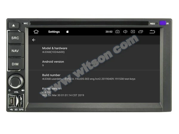 Perfect 6.2" Android 9.0 Pie OS 2 Din Car DVD Multimedia Double Din Car Navigation GPS Two Din Car Radio with 256GB External HDD Support 2