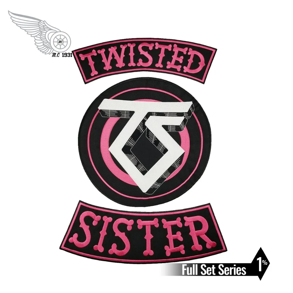 My sister bikes. Twisted sister логотип.