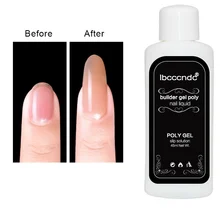 Extensão de Unhas de Gel líquido Solução Clara Extensão Gel Rápida 45 ml Solução Estendida Da Arte Do Prego