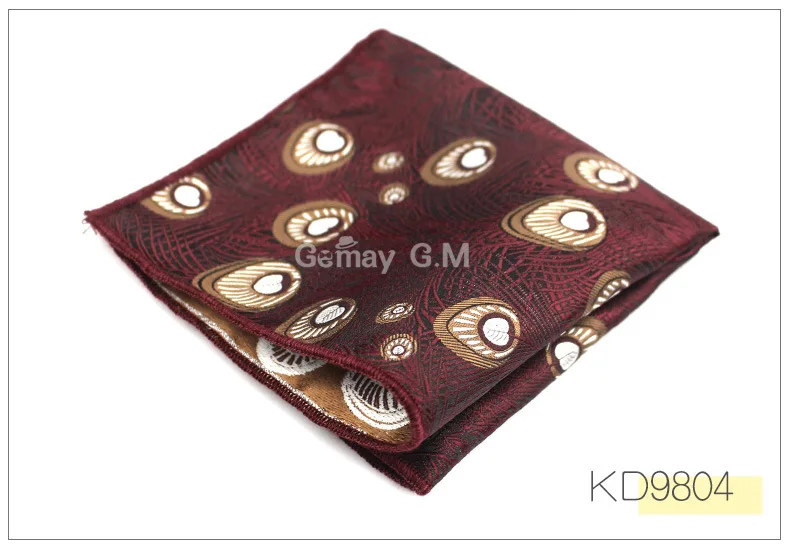 Мужской, карманный, квадратный многоцветный Жених Hanky жаккардовый тканый платок Модный классический свадебный
