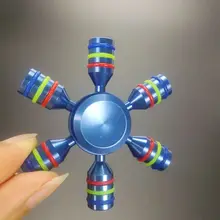 SCCJGL съемные Спиннеры из алюминиевого сплава металлический палец снимают стресс игрушки шестиконечный Diy съемный ручной Спиннер