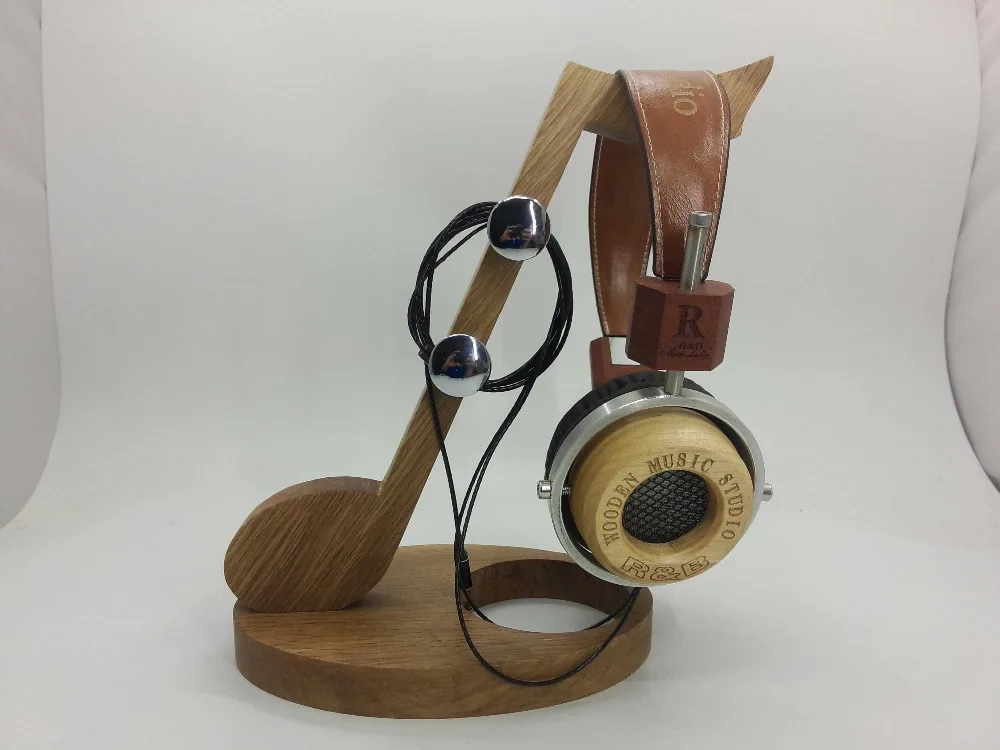 

R & B wooden hi-fi headphones Pentagonal Maple wood Handmade