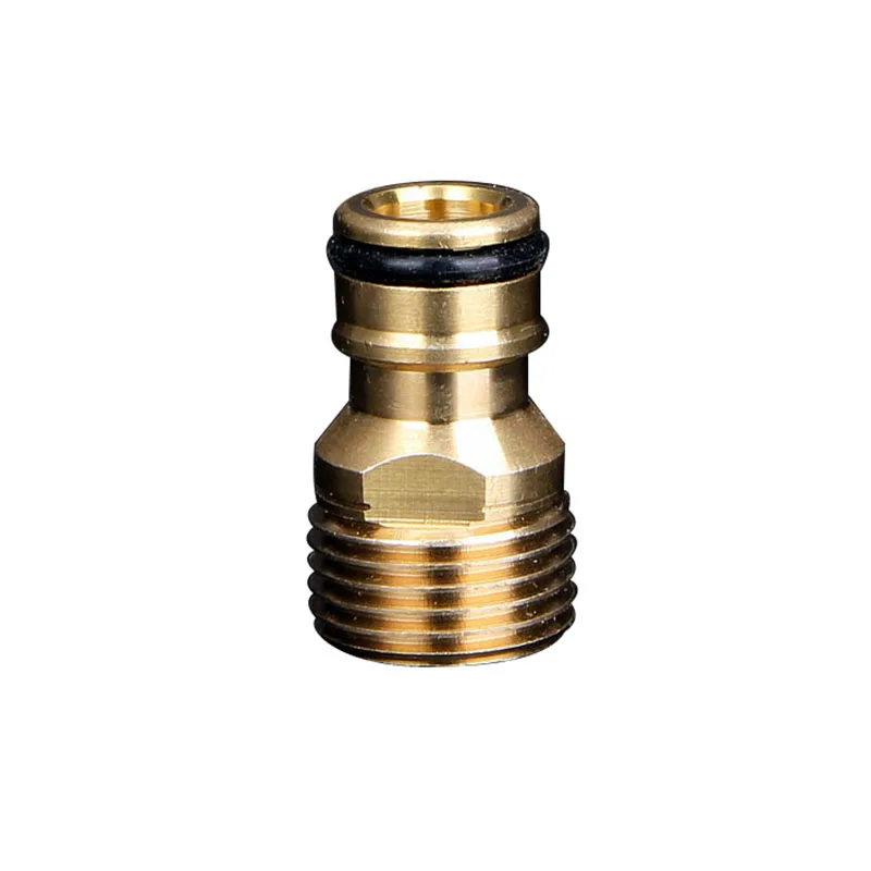 

Brass Threaded Universal Hose Tap Connector Mixer Hose Adaptor Water Pipe Joiner Fitting Garden Water Connectors Watering Tools