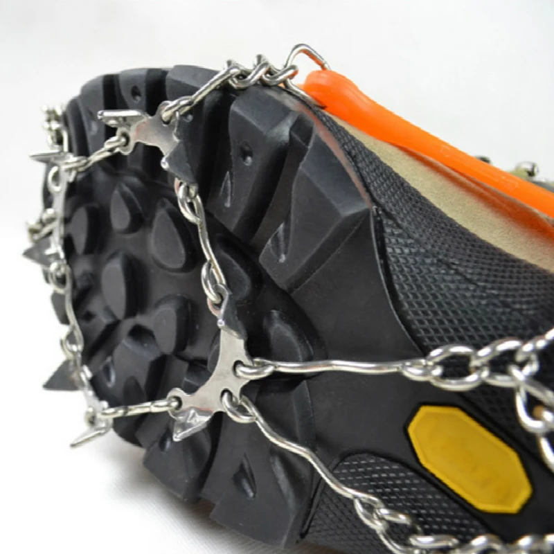 

Silicon Universal Ice No Slip Snow Shoe Spikes Grips Cleats Crampons Winter Climbing Non Slip Shoes Cover Safety Tool