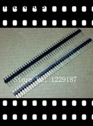 

New original 40 pcs. 40 Pin 2.54 mm Male Single Row Pin Header Strip PCB New original