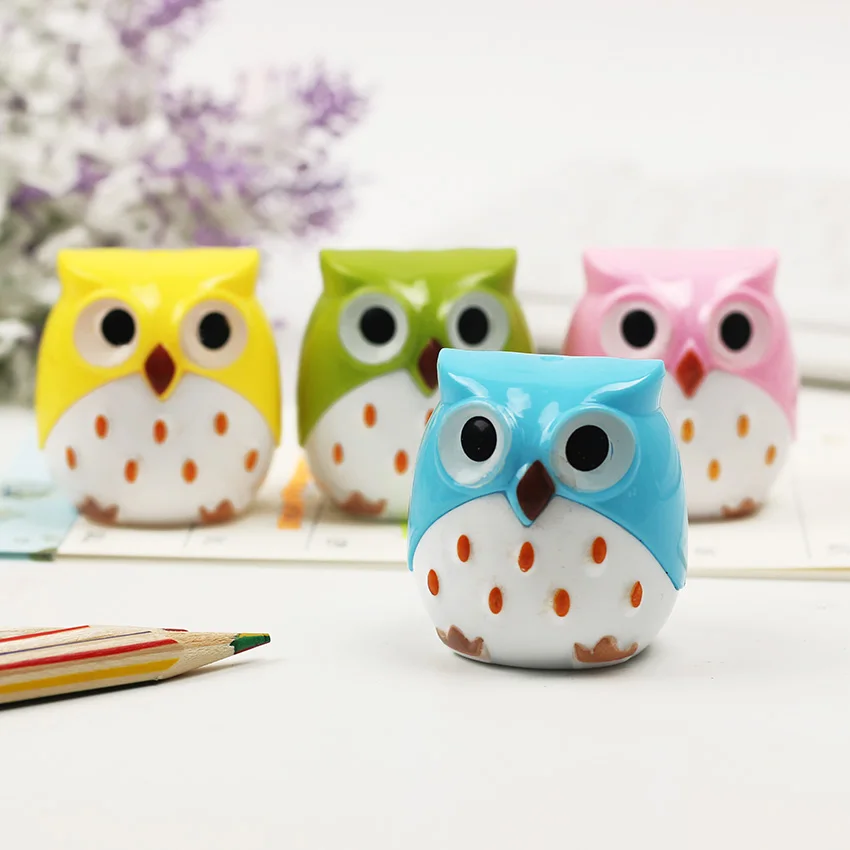 

1PC Kawaii Owl Pencil Sharpener Cutter Knife Learning Stationery