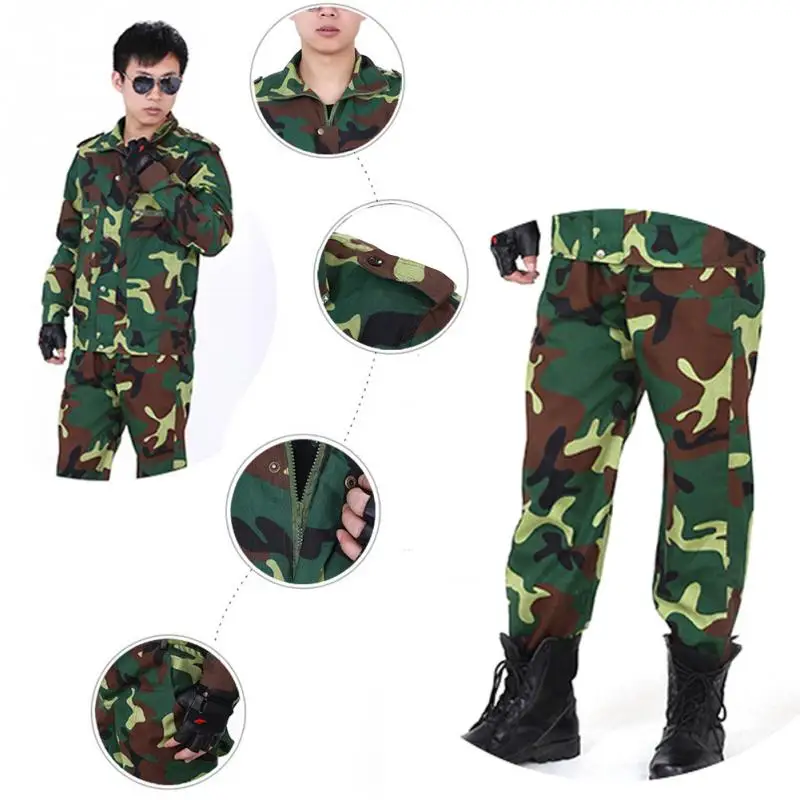 Костюм CS Камуфляжный костюм s тактическая страйкбольная Униформа джунгли Камуфляжный костюм комплект одежды для охоты тренировочная форма