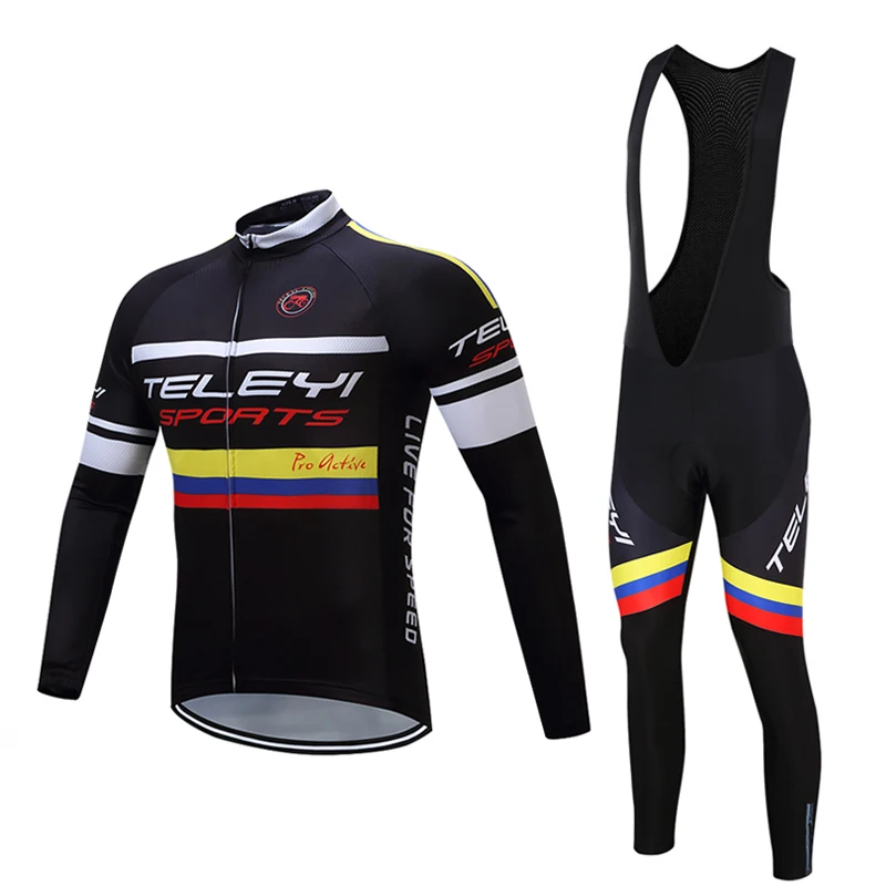 

Men's cycling jersey winter thermal fleece 2019 Pro bicycle clothing maillot mtb mountain bike jersey skinsuit shirt long jacket