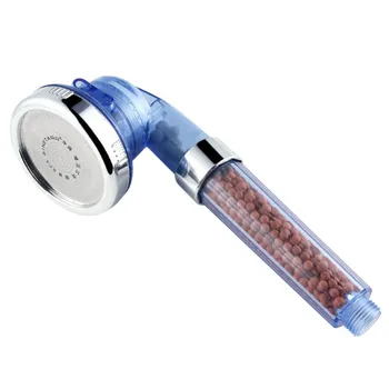 

2019 Healthy Negative Ion SPA Filtered Adjustable Shower Head with Shower Hose Three Shower Mode Negative Lon SPA Shower Head