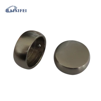 

4 Pcs D25mm Curtain Rod Circular Finial , Curtain Accessories Finials for Window Decoration