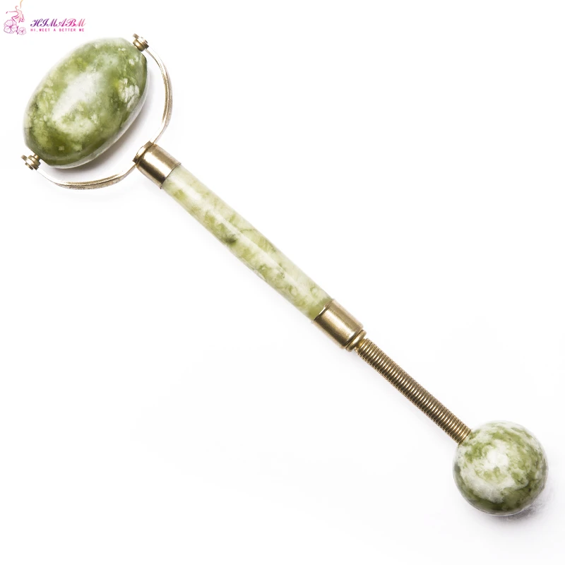 1 Pcs big size natural jade facial massage and body massage roller anti wrinkle thin face beauty bar stick face slimming wheel 1 Pcs big size natural jade facial massage and body massage roller anti wrinkle thin face beauty bar stick face slimming wheel
