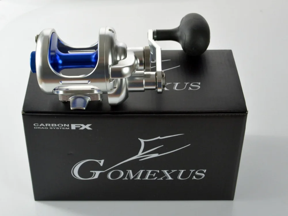 Gomexus соленой воды катушка отсадки двойной перетащите 60lbs 15 Вт Морской игры