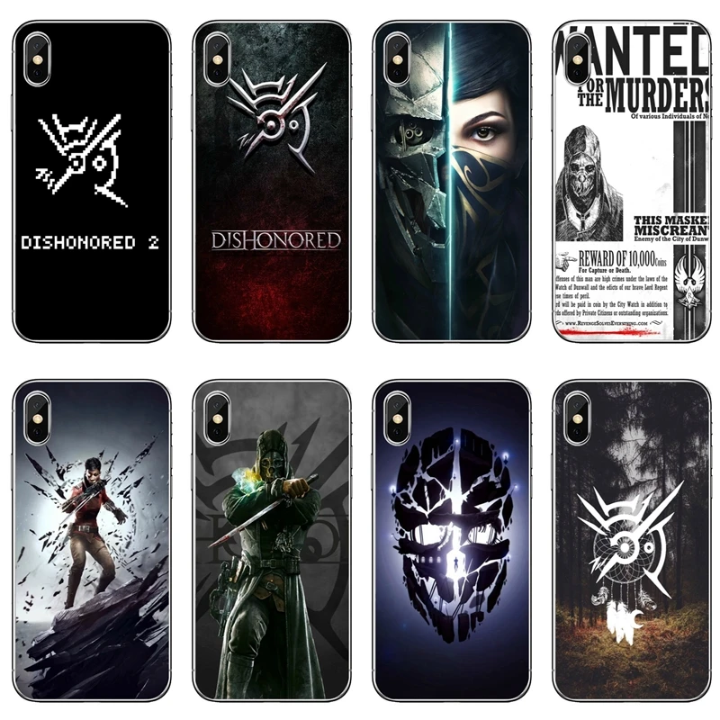 

Dishonored Death of the Outsider For Huawei Honor 10 9 Lite 8 8C 8X 7A 7C 7X 6 Play 6X 6A 6C V8 V10 TPU Soft phone cover case