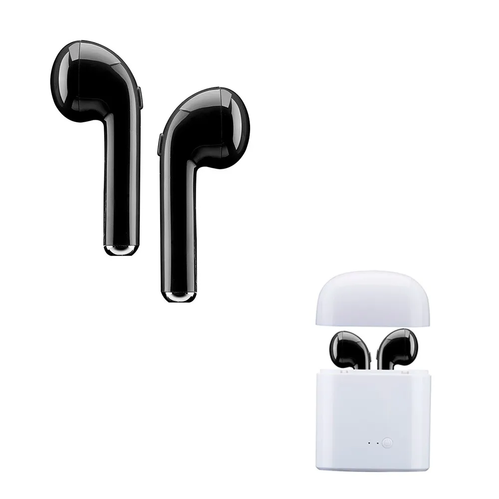 Беспроводные bluetooth наушники двойные мини гарнитура TWS микрофон для iPhone samsung