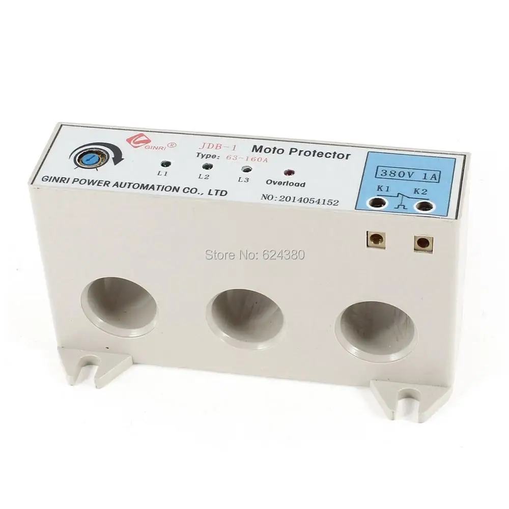 

JDB-1 3 Phase 63-160 Ampere Adjustable Current Motor Circuit Protector