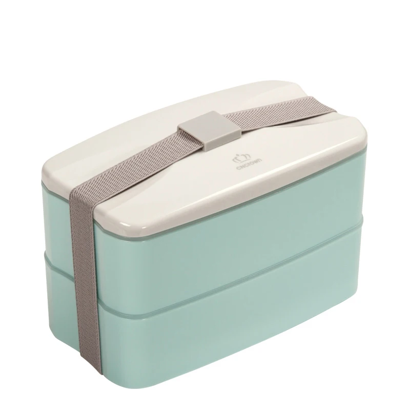 New White Modern Japan Style Lunch Box For Kid Adult Water Soup Fruit Food Storage Container Plastic Thermal Bento Boxs Safe