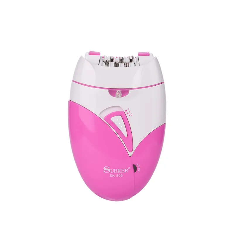 USB Перезаряжаемый женский эпилятор электрический женский эпилятор для удаления волос бикини триммер для ног Бритва для тела Бикини триммер для депиляции - Цвет: Розовый