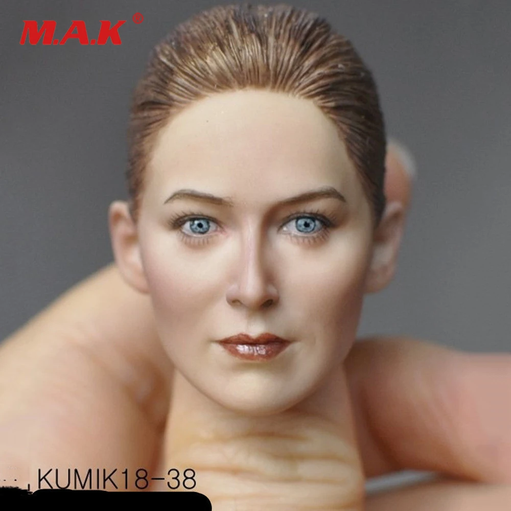 1/6 масштабная красивая азиатская женщина, голова песни, скульптура, резная фигура, прямые/кудри, волосы для PH, загара, Женская фигурка, тело