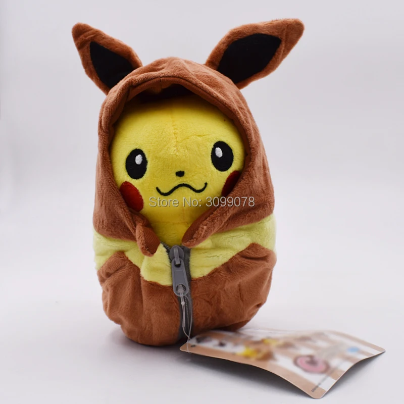 Плюшевый Пикачу игрушки куклы косплей Charizard Ekans Eevee спальный мешок мягкие куклы животных на Рождество подарок