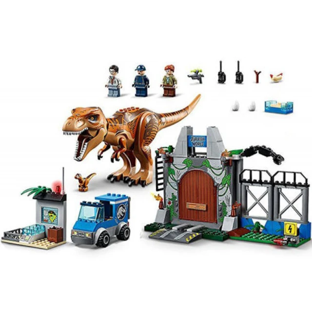 skillevæg papir tilgive Compatible With Lego 10758 Jurassic World Dinosaurs Tyrannosaurus Rex  Breakout Building Block Toys For Children Bela 10920 - Blocks - AliExpress