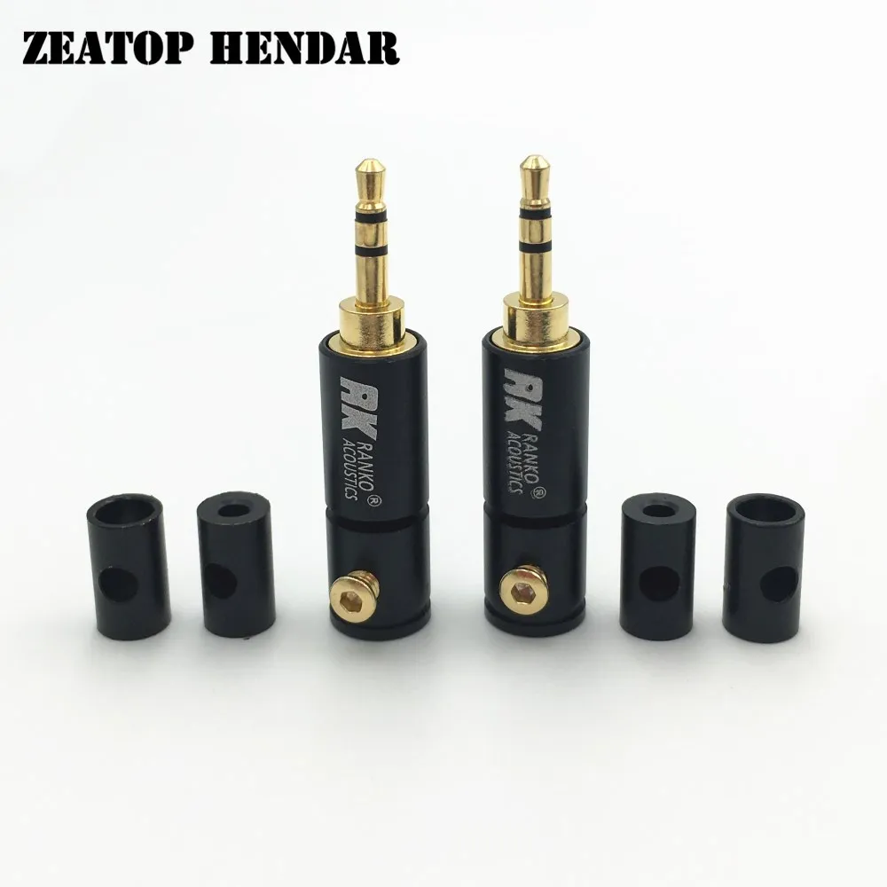 8pcs 2.5mm 3 Poles Stereo Male Jack 2.5 Audio Plug For 2 4 6 Mm Cable ...