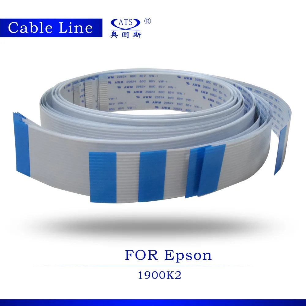 

10Pcs Top Sale Printer Spare Parts Scan Line Scanner for Epson 1900 K Machine Printer Head Cable 1900K2 photocopier fitting