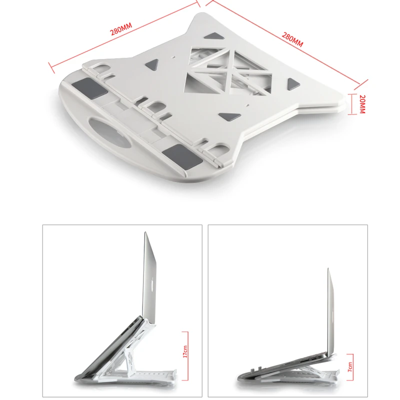 Foldable Adjustable ABS Laptop Stand Holder 11-17 \ Foldable Adjustable ABS Laptop Stand Holder 11-17 \
