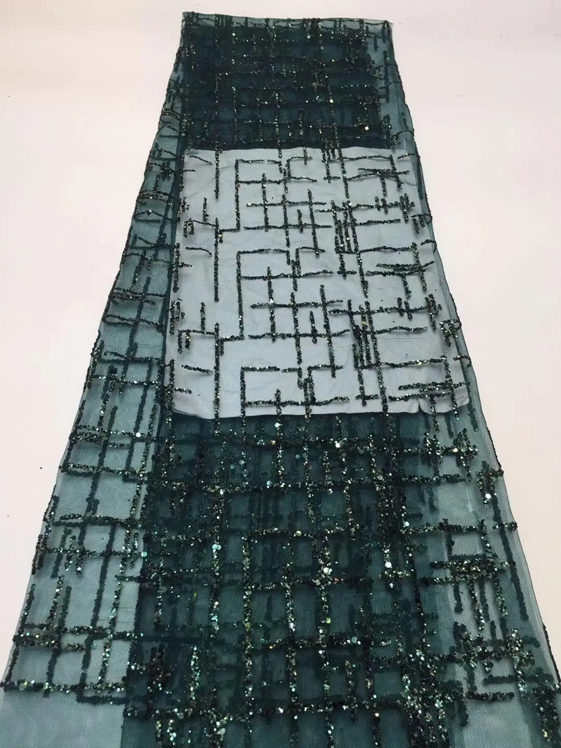

French lace fabric 5yds/pce green mesh fabrics women gorgeous party event asoebi bright dress 2019 new arrival high quality
