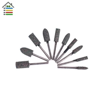 AUTOTOOLHOME Rubber Abrasive Mounted Stone Polishing Rotary Tool Set Kit For Mini Drill Dremel 4000 Accessories Electric Grinder