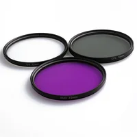 49MM 52MM 55MM 58MM 62MM 67MM 72MM 77MM UV+CPL+FLD 3 in 1 Lens Filter Set with Bag for Cannon Nikon Sony Pentax Camera Lens - Image 2