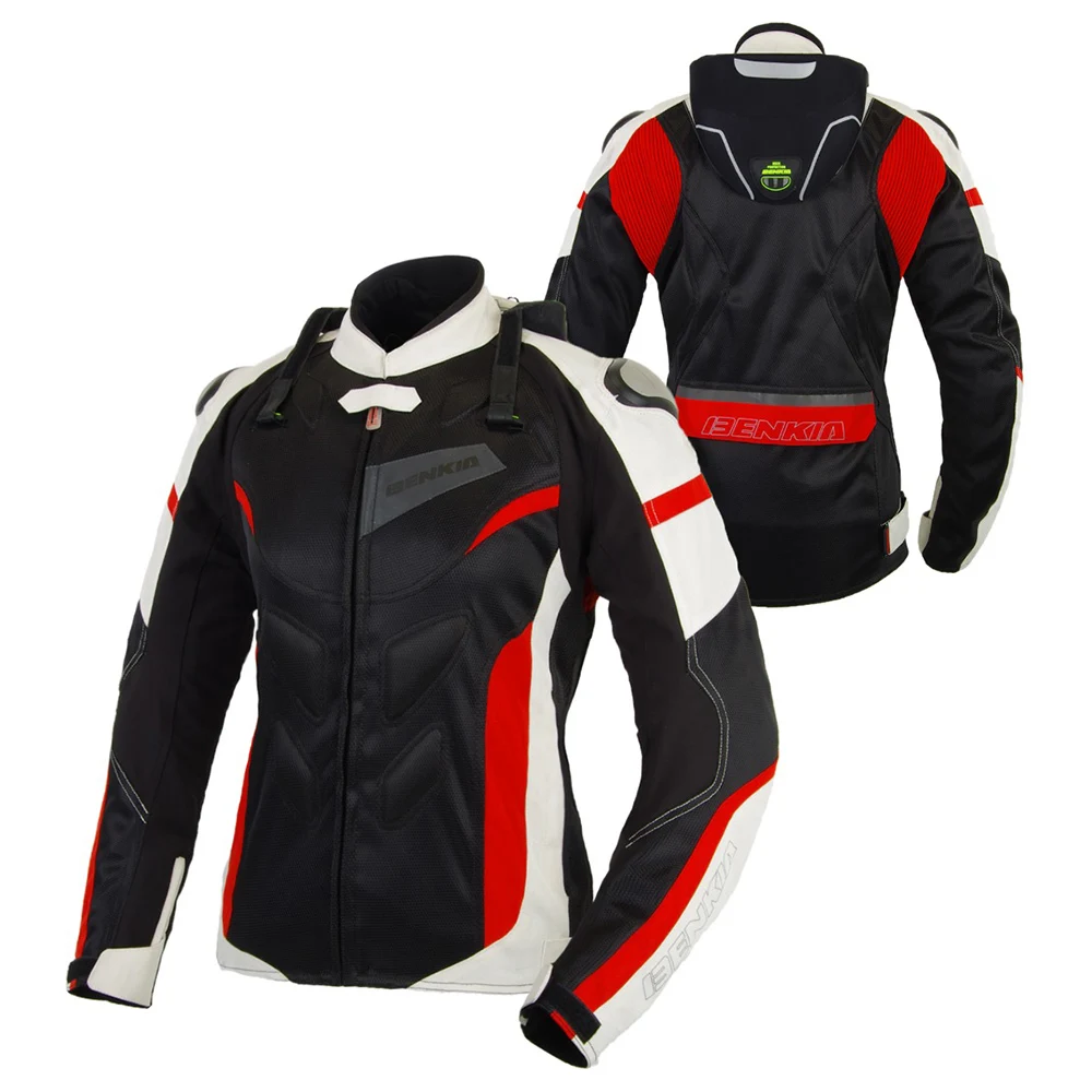 Женская мотоциклетная куртка и мотоциклетные штаны, комплект из дышащей ...