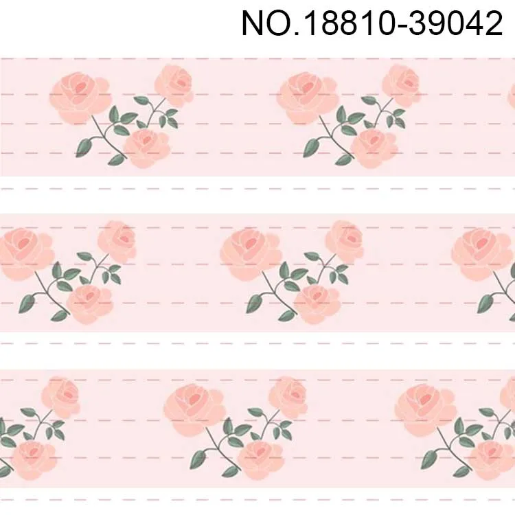 10 ярдов-разные размеры-Цветы Узор корсаж лента-с красивым цветочным рисунком печатная лента