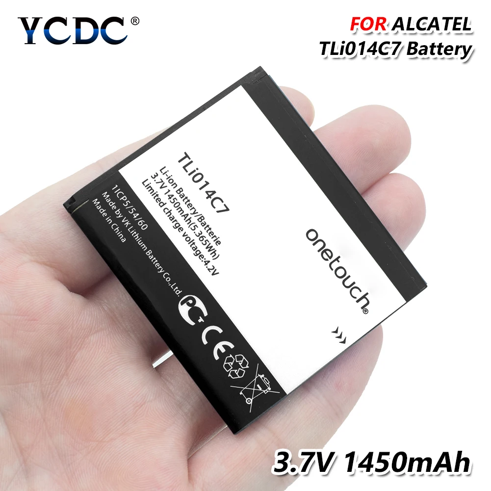 

Tli-014c7 Tli 014c7 3.7V 1450Mah Battery Tli014c7 For Alcatel One Touch Pixi First Ot-4024d Ot-4024x